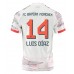 Bayern Munich Luis Diaz #14 Bortedrakt 2025-26 Korte ermer